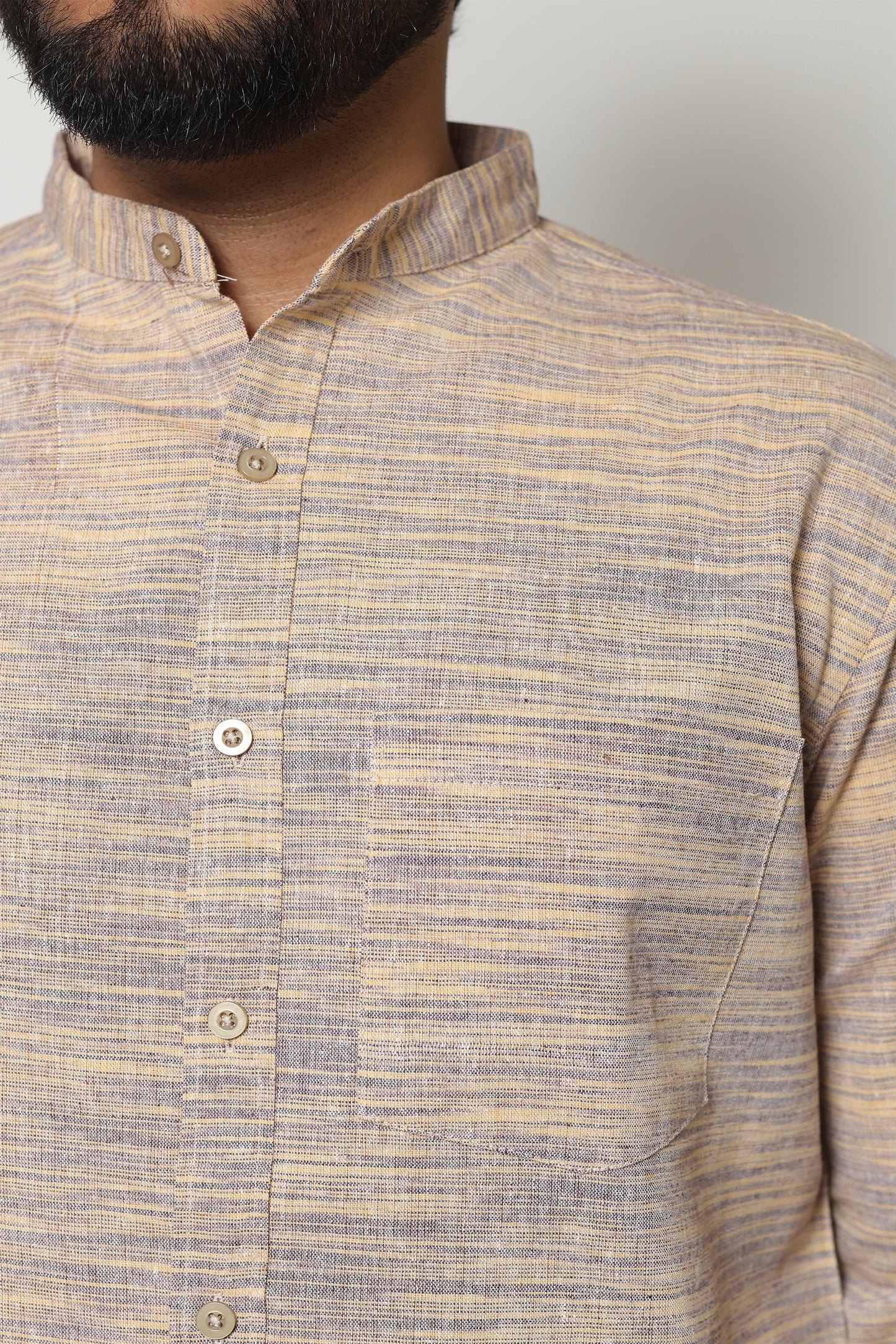 BEIGE HANDWOVEN CO-ORD SET