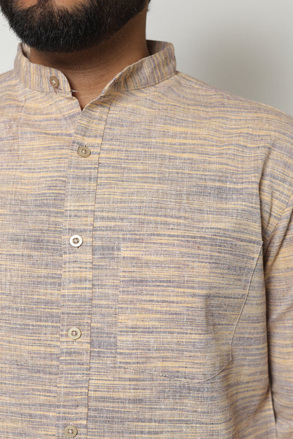 BEIGE HANDWOVEN CO-ORD SET