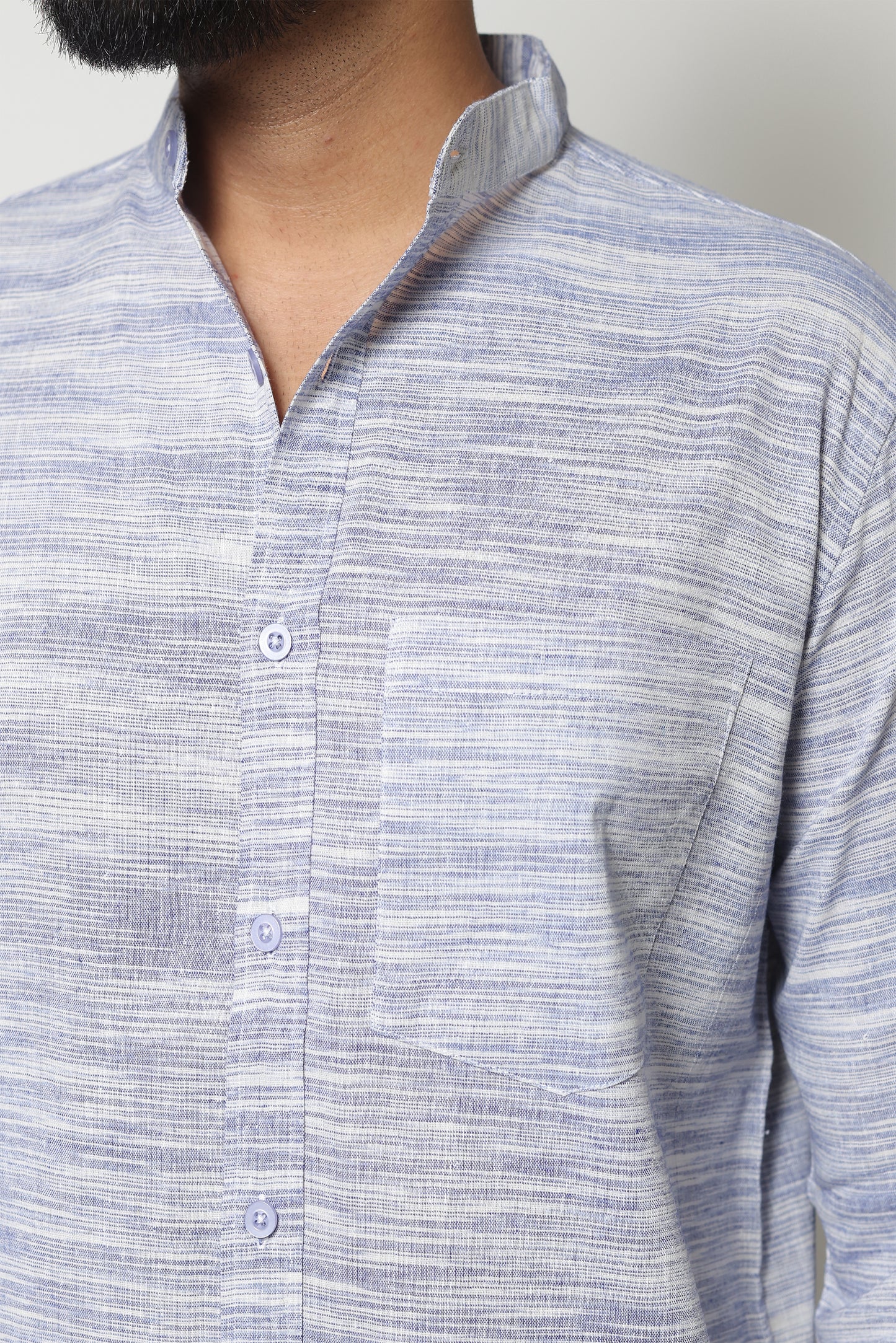 BLUE HANDWOVEN CO-ORD SET